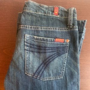 Authentic 7 for all mankind dojo flares